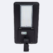 Luminaire Led Solaire 2500lm 125lm/w avec Détecteur de Mouvement  pour Eclairage Public