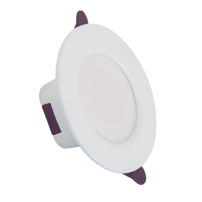 Downlight LED Rond 8W IP65 Coupe 75mm