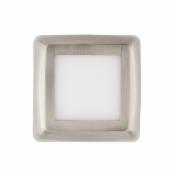 Plafonnier LED Carré Design 6W Alu 120x120mm