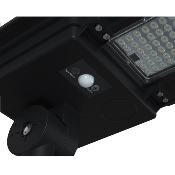 Luminaire Led Solaire 6400lm 160lm/w avec Détecteur de Mouvement pour Eclairage Public