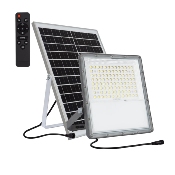 Projecteur LED Solaire 20W 100lm/W IP65 avec Télécommande