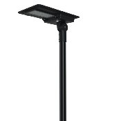 Luminaire Led Solaire 10200lm 170lm/w avec Détecteur de Mouvement pour Eclairage Public