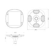 Luminaire LED Solaire 100W  Aluminium