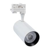 Spot LED Vulcan 30w Blanc pour Rail Triphas