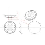 Plot Routier LED Solaire  360° Fixe 