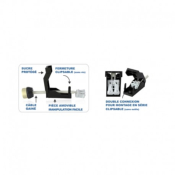 Kit Support de Spot Basse Luminance BBC Rond Blanc IP65