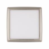 Plafonnier LED Carré  Design 18W Alu 225x225mm