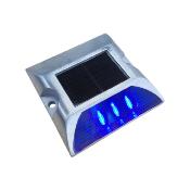 Plot Routier LED Solaire  Fixe Bleu SINGLE SIDE