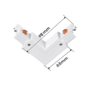 Connecteur Type L "Right Side" pour Rail Triphasé