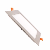 Dalle LED Carrée Alu 15W Coupe 180x180mm