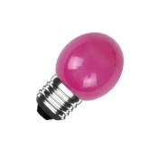 Pack 4 Ampoules LED E27 G45 3W Rose