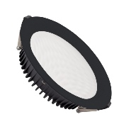 Downlight LED Samsung New Aero 24W Microprismatique UGR17 Noir 4000K LIFUD