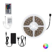 Kit Ruban LED 12V 60led/m 5m IP65 RGB  avec Télécommande, Contrôleur, Bloc Alimentation