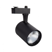 Spot LED Bron 20W Noir pour Rail Monophas