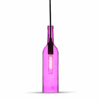 Luminaire Suspendu Bouteille  avec ampoule led 4w