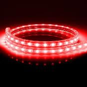 BobineLED Dimmable 220V AC 60LED/m IP65 Rouge 50 mètres Largeur14mm  Coupe tous les 100cm