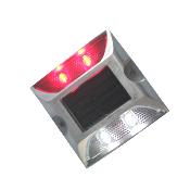 Plot Routier LED Solaire Clignotant Blanc et Rouge 6 leds