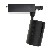 Spot LED Gatling Noir 40w pour Rail Triphasé